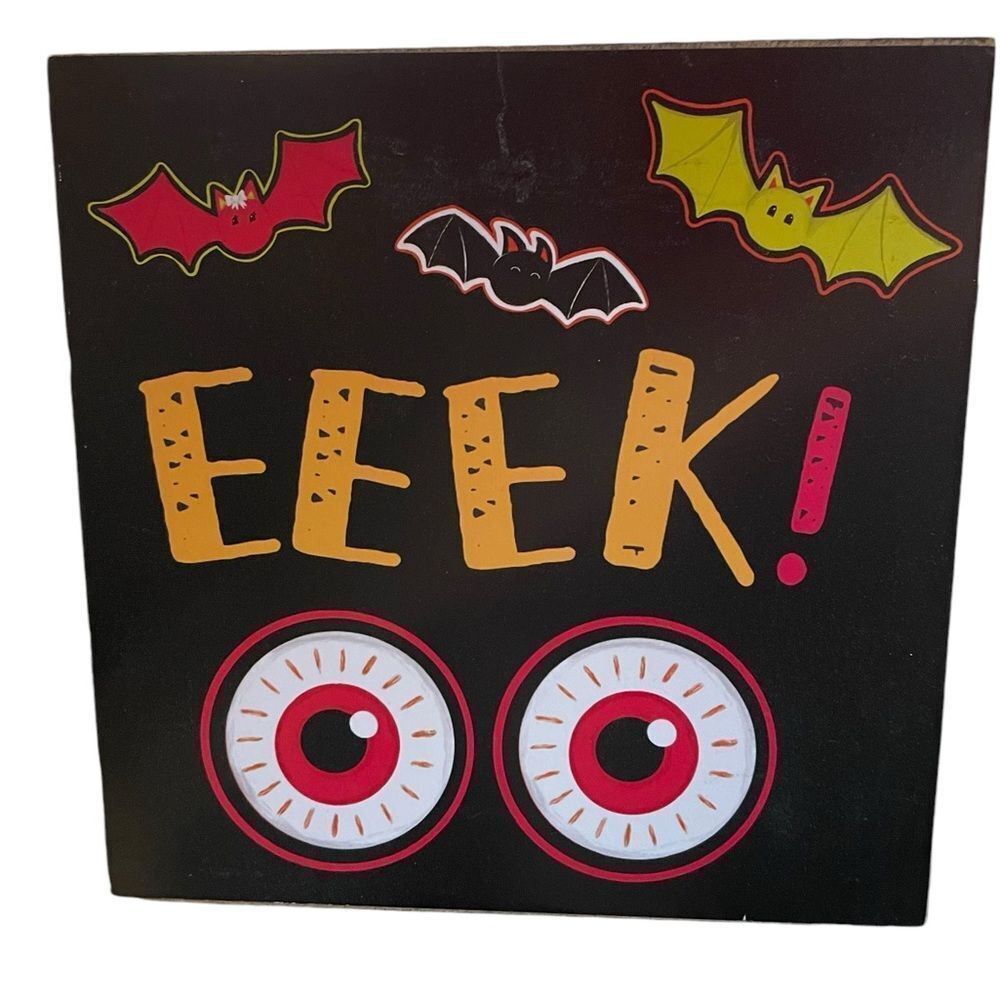 HALLOWEEN TABLETOP‎ WOOD DECOR